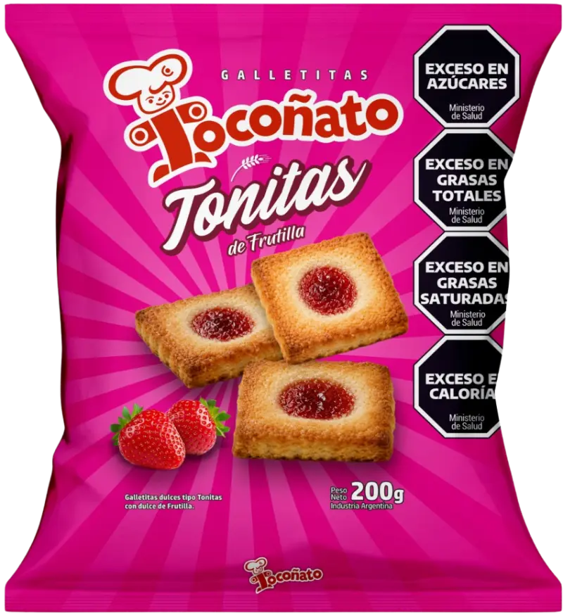 Tonitas con Mermelada de Frutilla Tocoñato